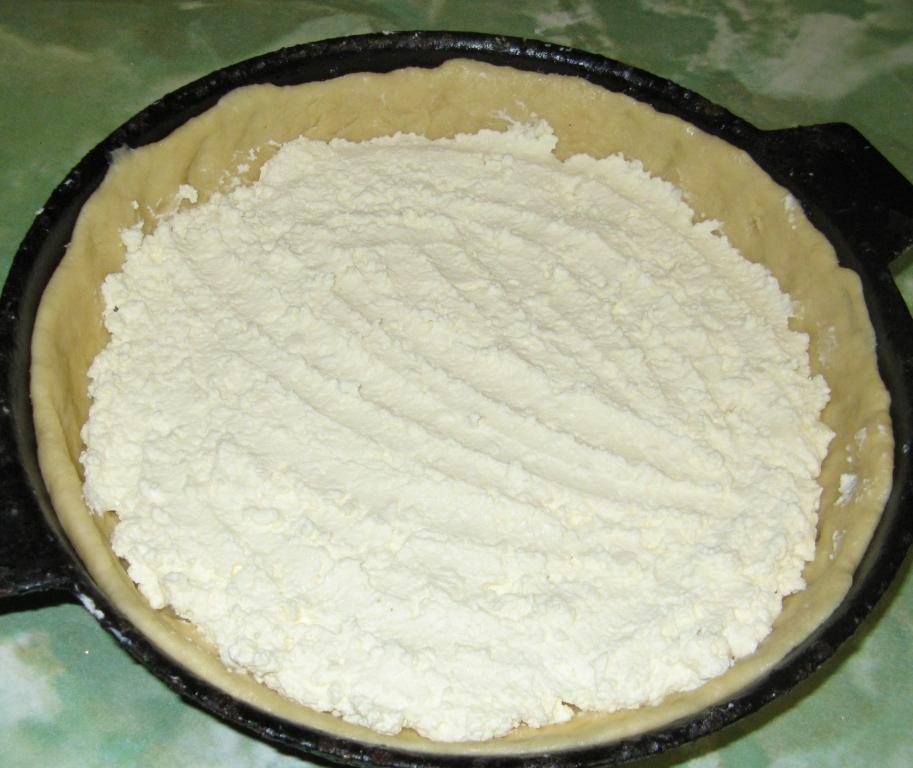 Пирог с черникой и творогом, рецепт с фото 1
